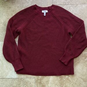 Jessica Simpson Maroon Knit Top